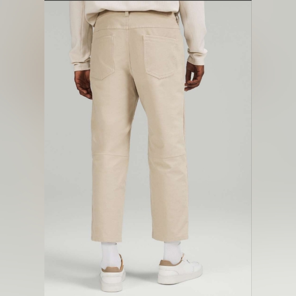 Lululemon ABC Crop Pant Relaxed 26”Utilitech Size 29" Copper Brown M5AH0S - Picture 3 of 7